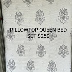 Pillowtop Queen Bed Set