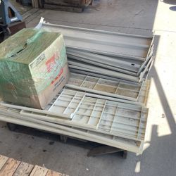 Miscellaneous Shelving Plus Box Of Brackets