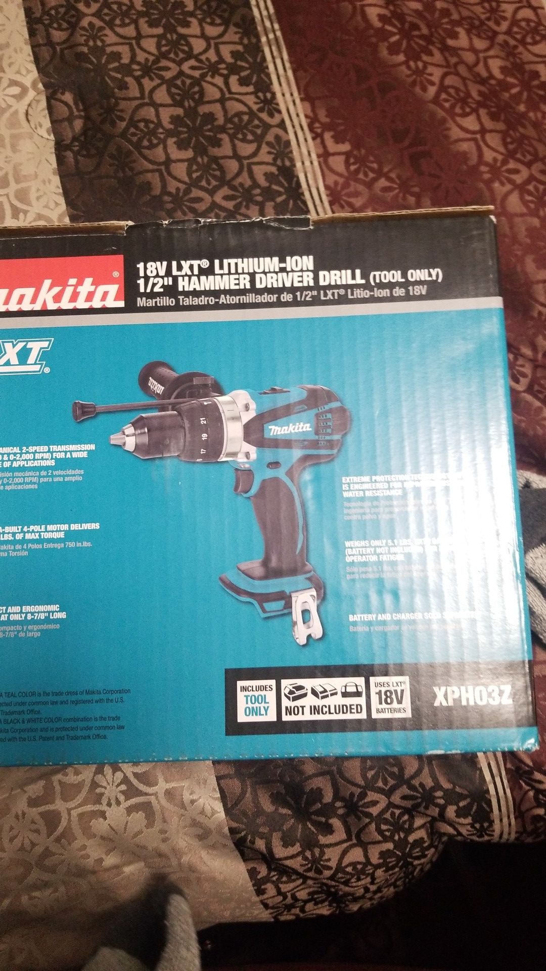 Makita 18 v hammer drill