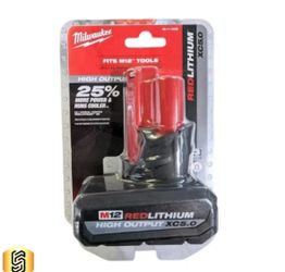 Milwaukee new 5ah battery M12 high output