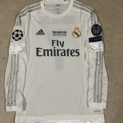 Ronaldo 7 Real Madrid Home 2016 Champions League FINAL PLAYER Version Jersey