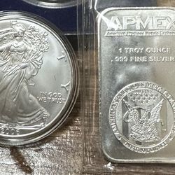 Silver Bars And Coins .999 Silver 