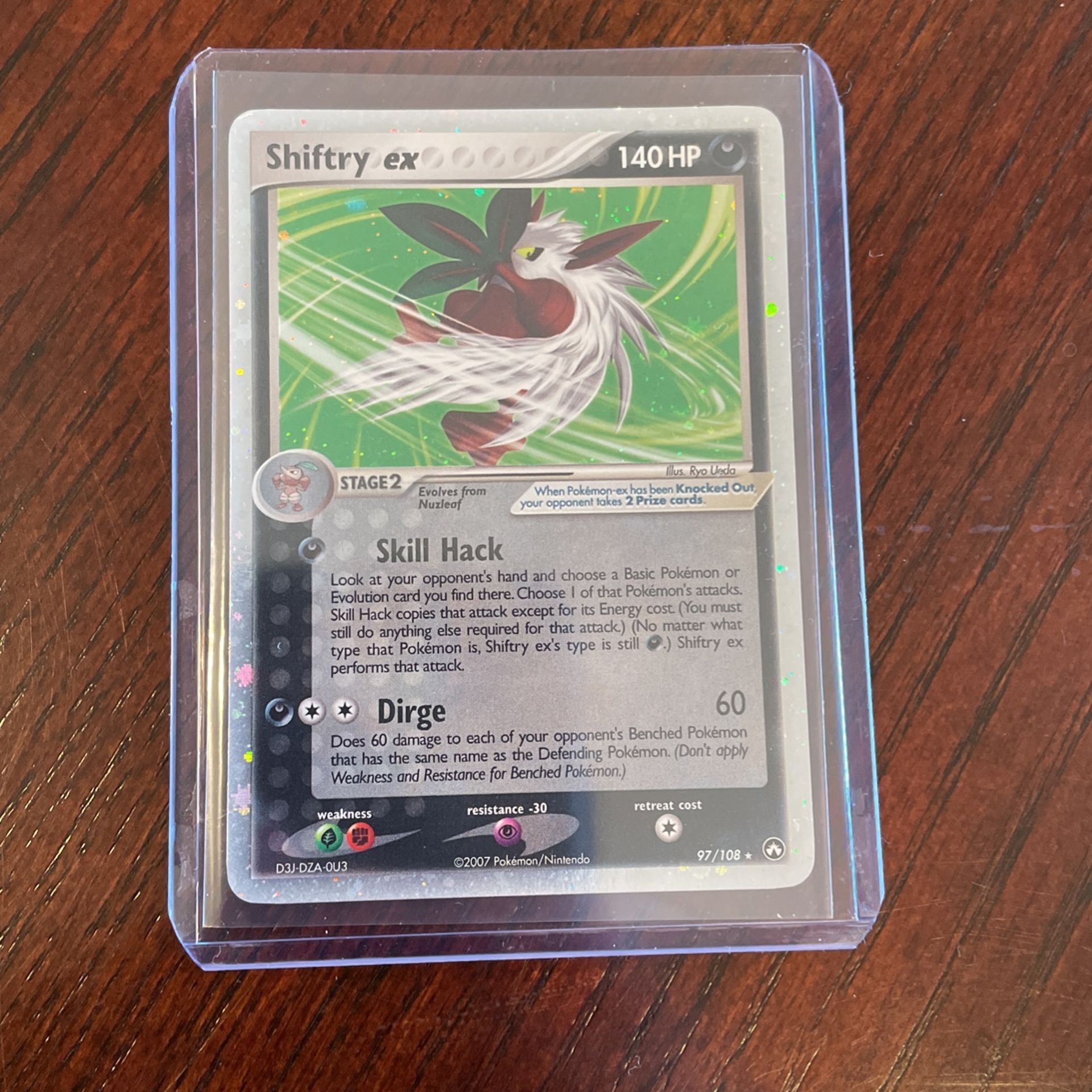 Pokémon Shiftry EX Holo 97/108