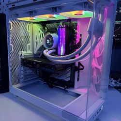 White I7 8700K RTX 3060 12GB GAMING PC