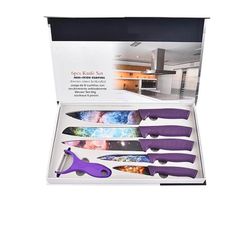 High quality 6-piece non-stick cosmos kitchen knife set| New In The Box!