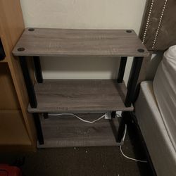 3-Tier Shelf – Grey Wood Finish