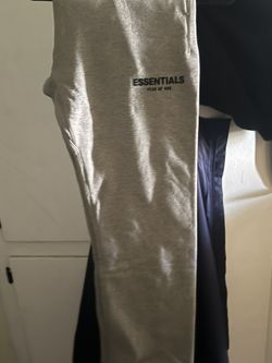 Essentials Sweat Pants Size Large No Cuff 
