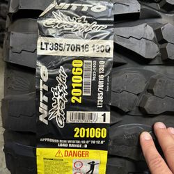 385 70 16 Nitto Mud Grappler 5 Tires