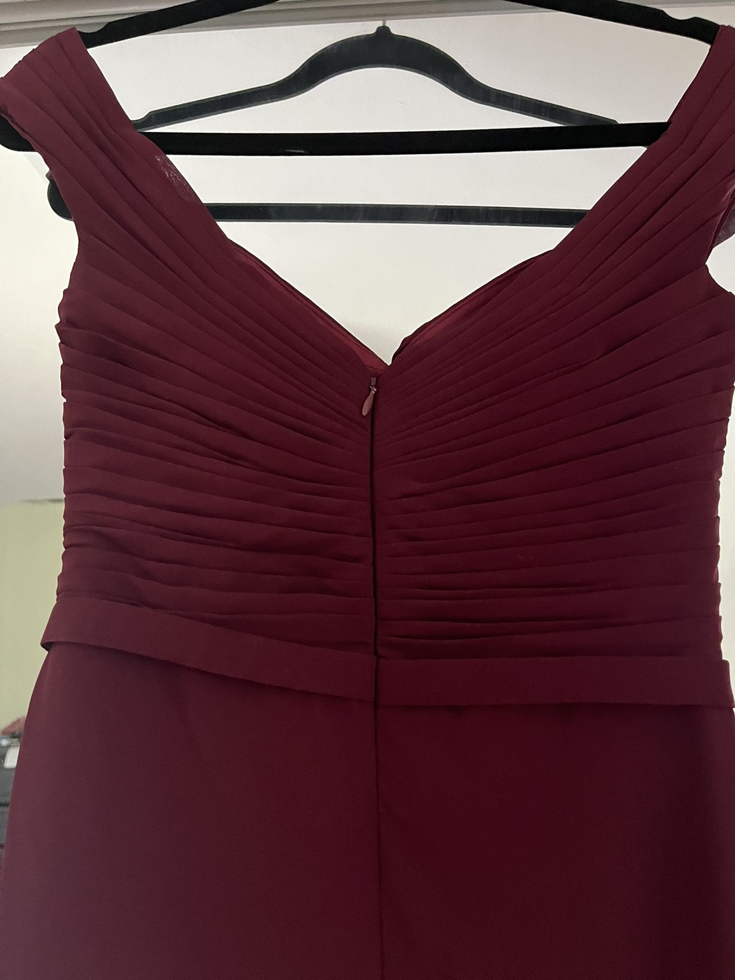 apple color bridesmaid dresses Iris Embroidered Chiffon Bridesmaid Dress main image 1