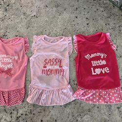 3 Brand New Small Pet Outfits 
