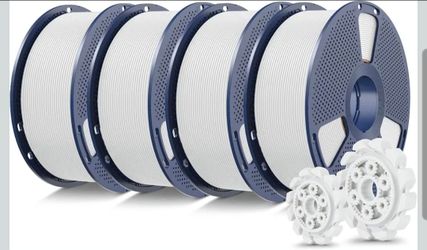 SUNLU PLA+2.0 3D Printer Filament, White, 4-Pack (4KG)
Upgraded PLA+ Filament 1.75mm, Tougher & Stronger, Neatly Wound