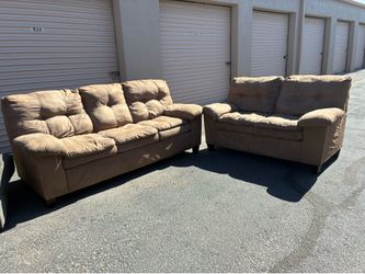 Sofá y loveseat