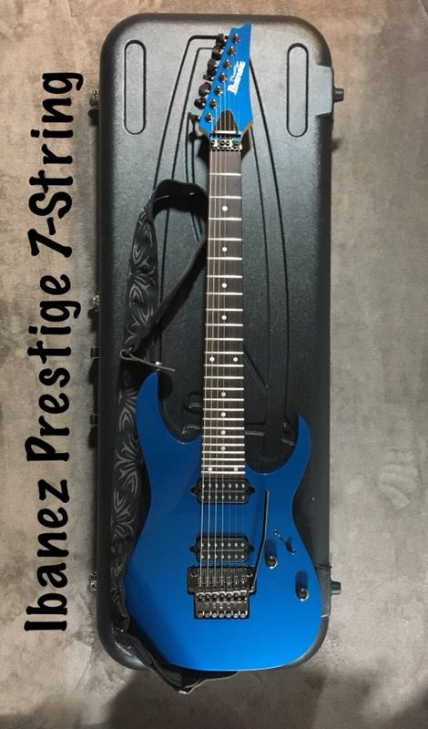 Ibanez Prestige RG752-CBM 7-String Electric Guitar with OHSC