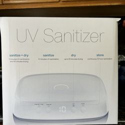 UV Light Sanitizer | UV Box Sanitizer | Conveniently Sanitizes in Minutes | Large Capacity | No Cleaning Required | Touch Contro