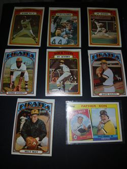 Vintage Topps Pittsburgh Pirates Baseball Cards Lot