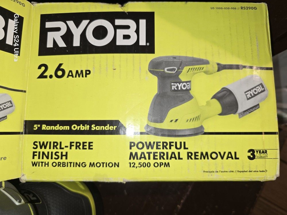 RYOBI Orbital Sander ( New )
