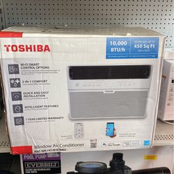 Toshiba Window air Conditioner 10,000 BTU
