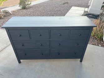 IKEA GRAY 8 Drawer Hemnes Dresser