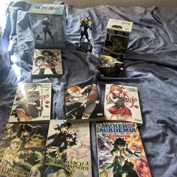 Manga And Figure Bundle (Can Choose Specifics If You Want Just Let Me Know)