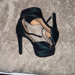 Jessica Simpson Platform Green Heels
