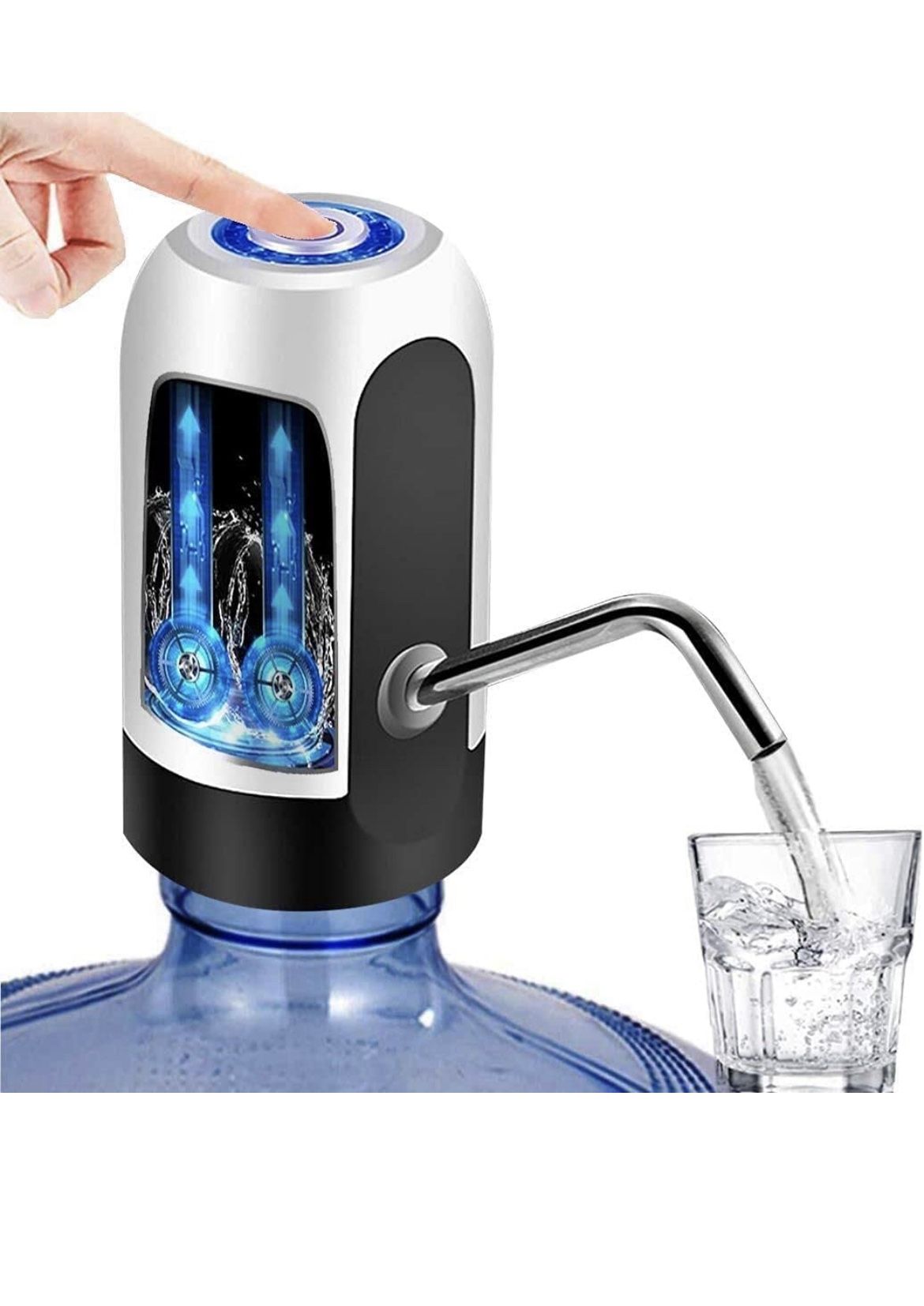 Water Bottle Pump 5 Gallon Water Bottle Dispenser USB Charging ...