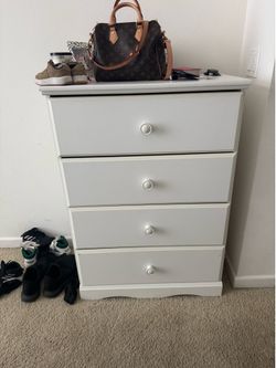 White dresser