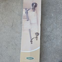 beaded  24-inch double towel bar 