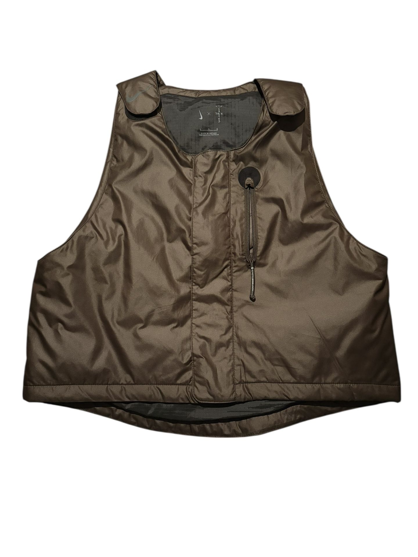 Nike Cactus Jack Mens L Brown Vest