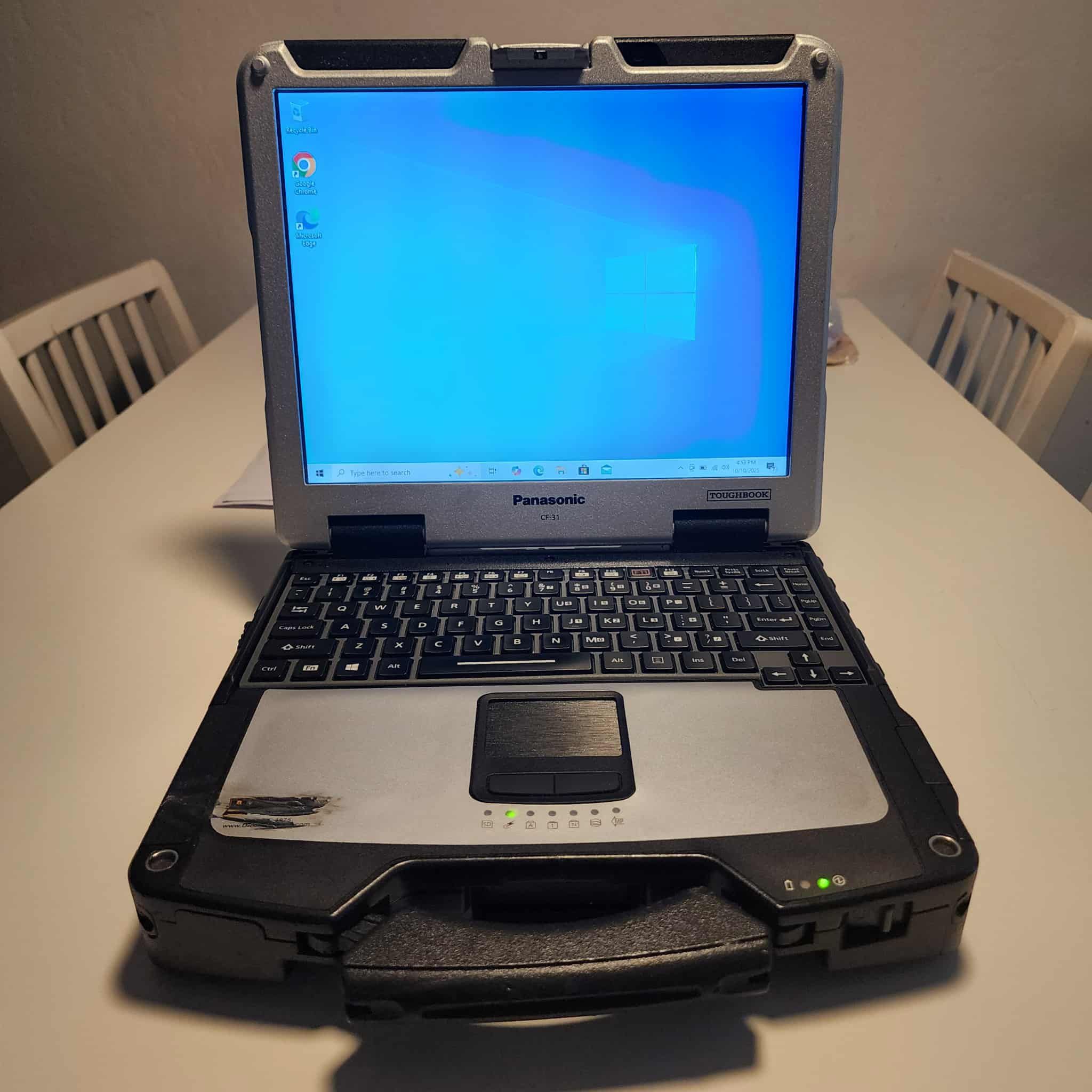 Toughbook laptop CF-31 MK5, 13.1"  Intel Core i5 5th Gen  Windows 10 Pro. Microsoft office installed.  8GB RAM  120GB SSD  ** NO TRADES ** cord is inc