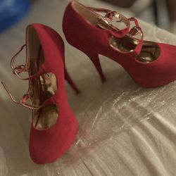 Bonnibel Red High Heels