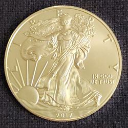 2017 American Silver Eagle 1 Ounce .999 w/ COA Uncirculated