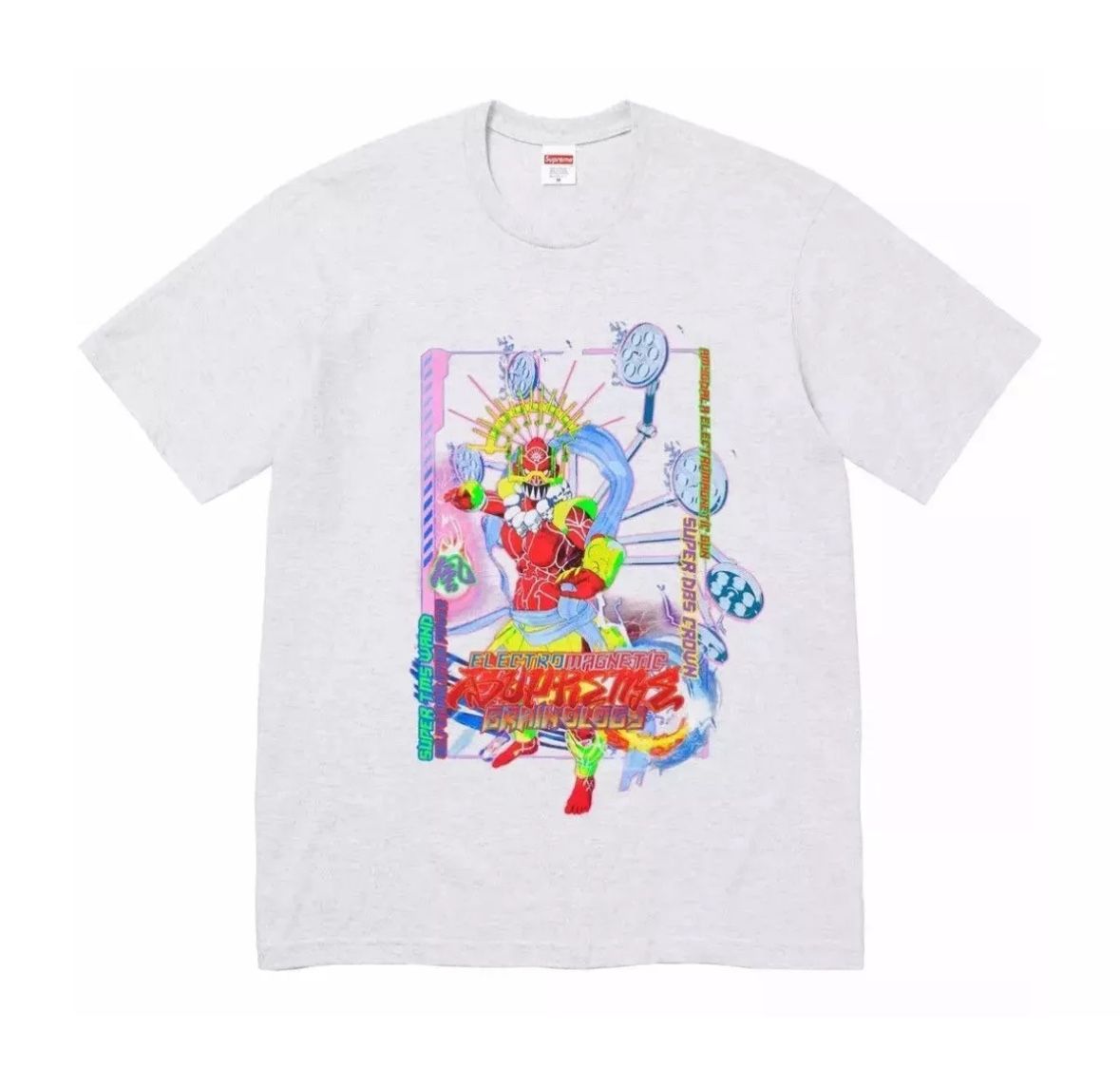 Supreme | SS24 | Electromagnetic Tee | White | Large | New Sealed In Bag