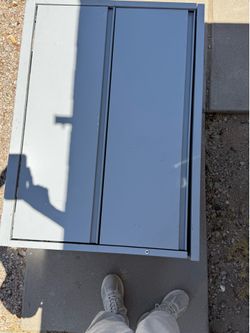 Free - Weighted metal lateral file cabinet