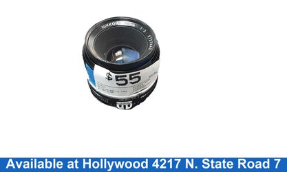 Nikon Nikkor 50mm Black Photographic Lens