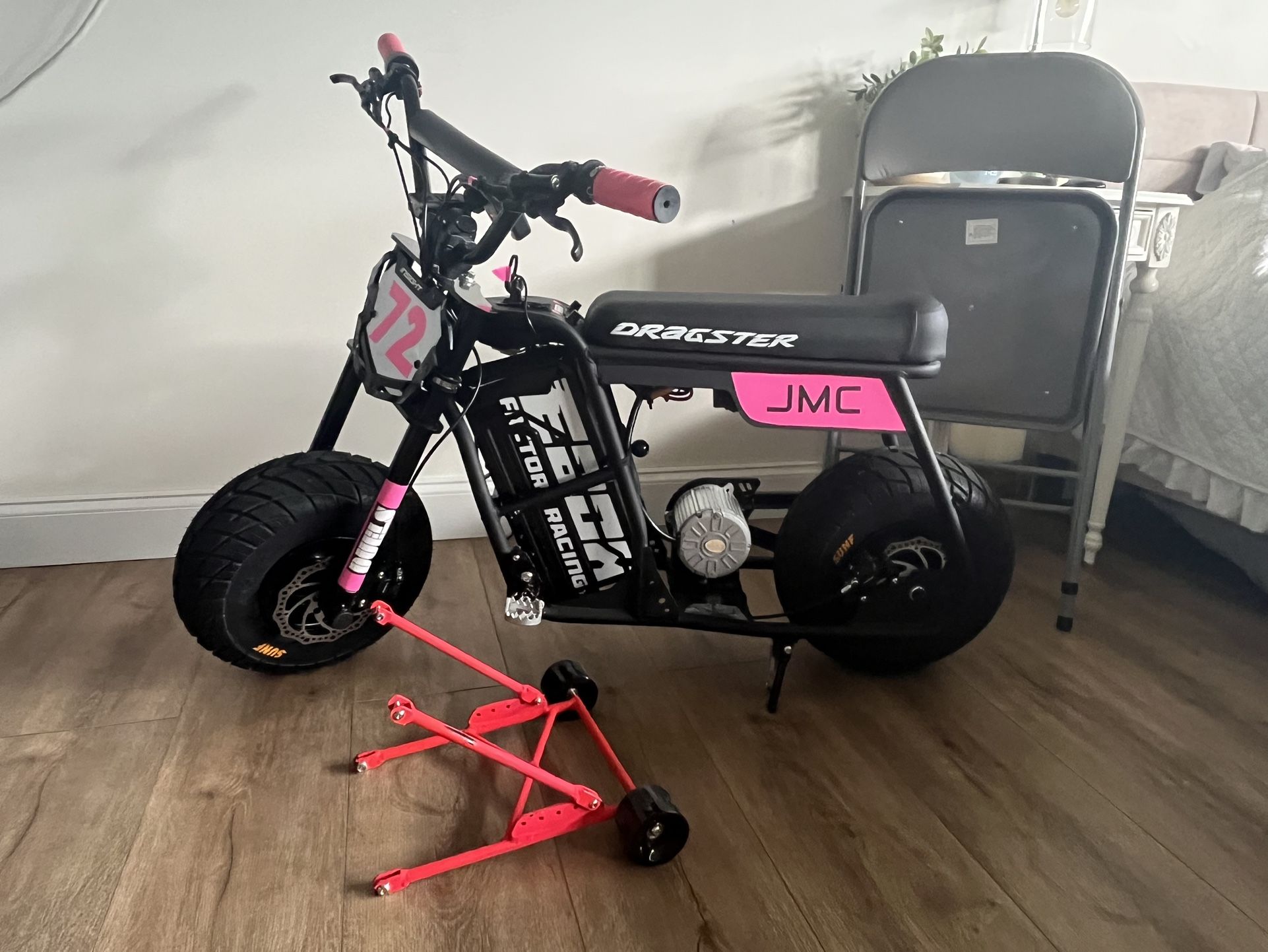 Ebox Dragster Electric Mini Dirt bike w/ Wheelie Bar