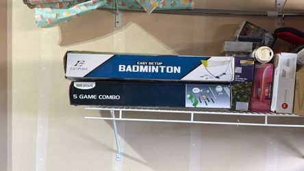 Badminton & 5 Game combo