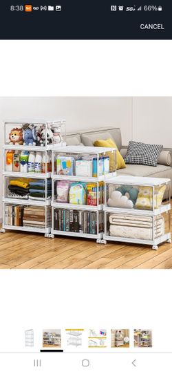 4 Layer Storage Bins With Wheels