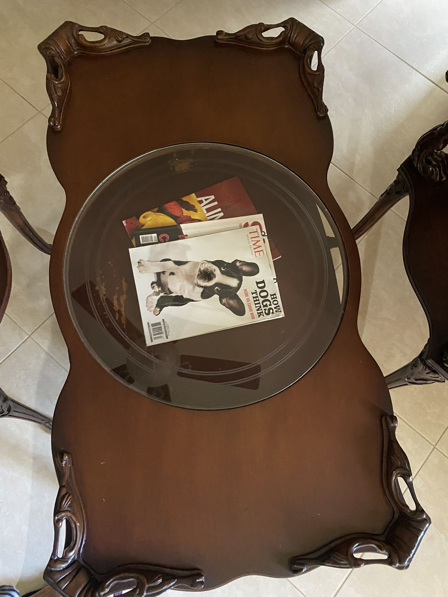 Antique Coffee And End Tables 