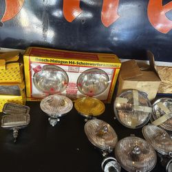 Vintage European Headlights/fog Lights 