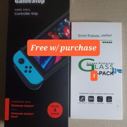 Nintendo Switch Accessories (free with purchase)