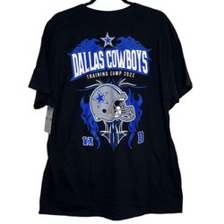 Exclusive Dallas Cowboys Oxnard Training Camp Helmet Shirt 2022