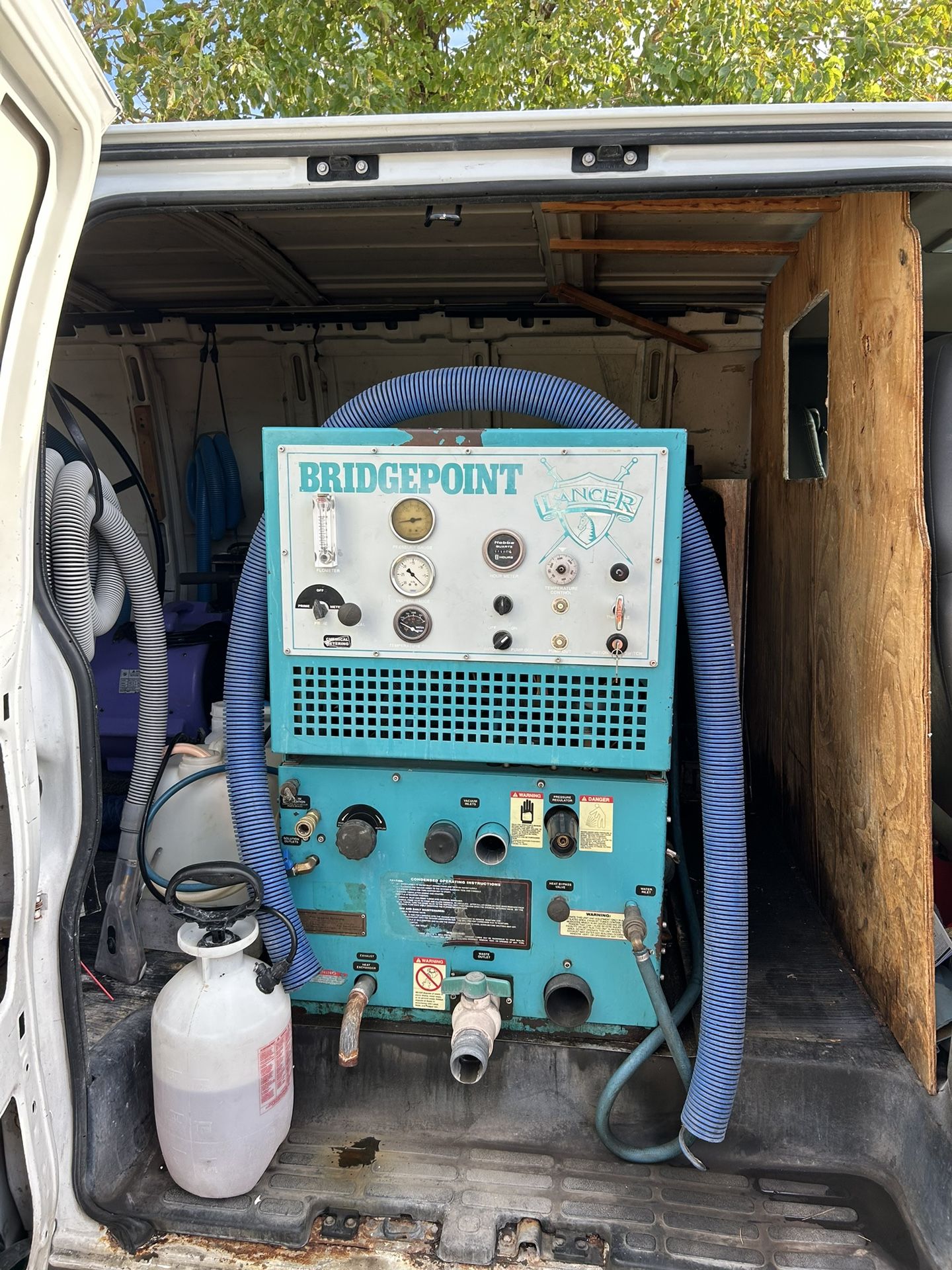 carpet cleaning truckmount machine