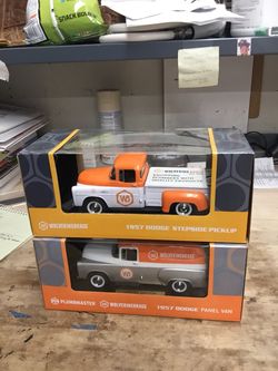 Two Die Cast Model truck and van