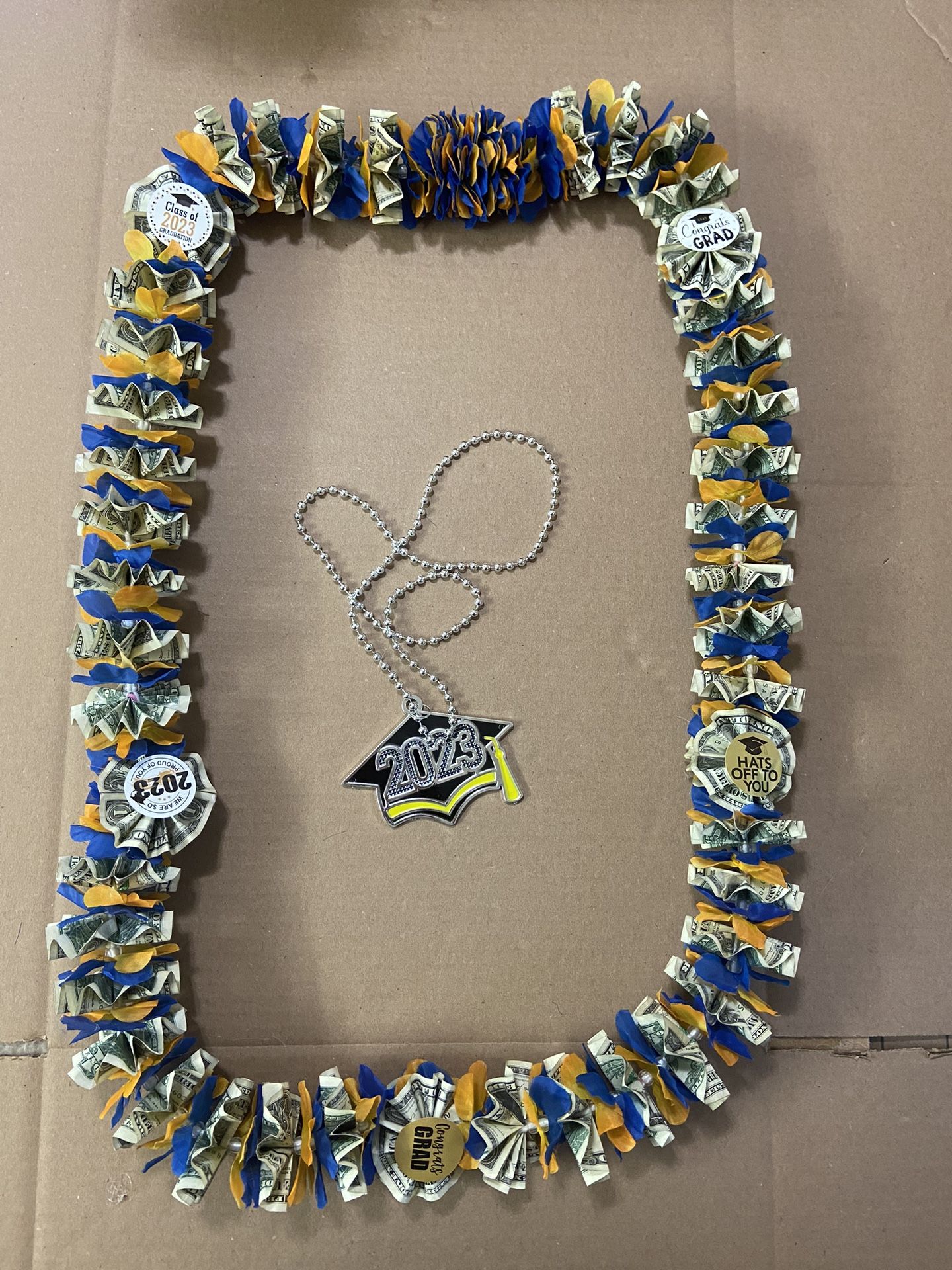 Graduation Flowers Money Lei