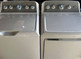 2 YEARS OLD. GE HE KING SIZE STAINLESS STEEL WASHER&ELECTRIC DRYER SET. PERFECT CONDITION. DELIVERED.