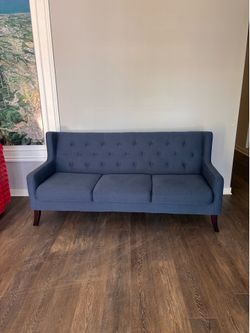 Free sofa, cocktail table, chairs and lights
