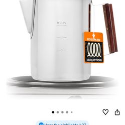 colette bozeman 9 cups coffe percolator new