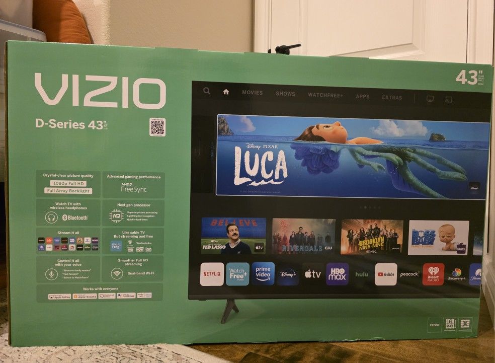 VIZIO 43” LED Smart TV