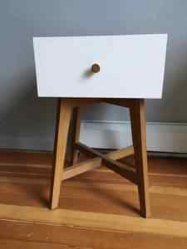 West Elm Tall Storage Nightstand