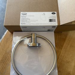 Premier Essen Towel Ring in Brushed Nickel 120090